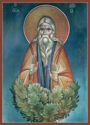 Преподобный Давид Солунский (Фессалоникийский), отшельник, арт В464