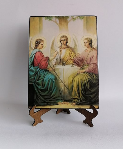 Святая Троица, 15х20х1,8 см, арт И8734