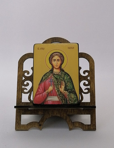 Надежда Римская, мученица, 6х8х1,5 см (Липа), арт И8643-2