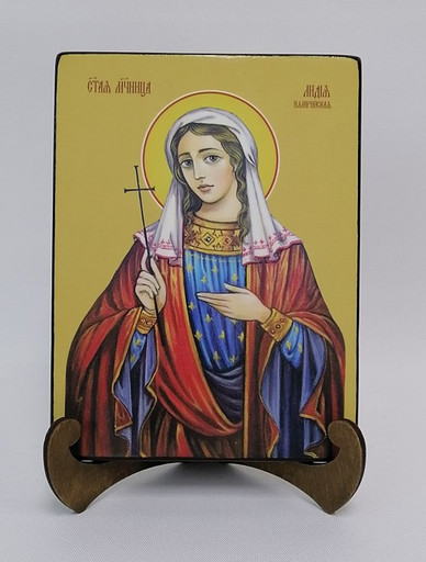 Лидия Иллирийская, мученица, 15х20х1,8 см, арт И8612