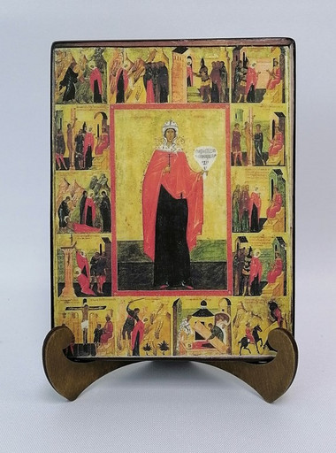 Параскева Пятница с житием. XVI век, арт И086-3