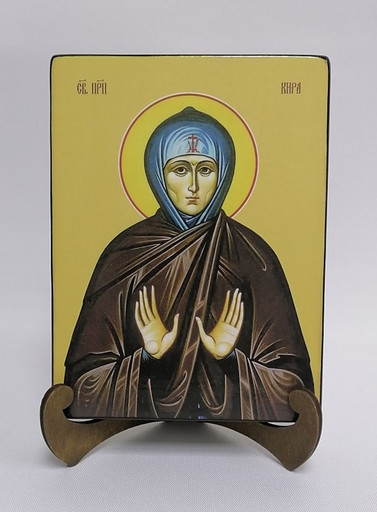 Преподобная Кира Берийская (Македонская), 15x20x3,0 см, арт Ид4396-2
