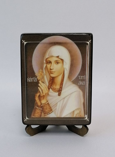 Святая Татьяна, 9х12х3 см, арт В076-2
