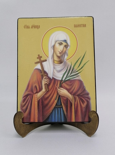 Валентина Кесарийская, мученица, 15х20x1,8 см, арт И8540