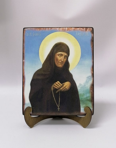 Преподобная Досифея (Тяпкина), Киевская, затворница, 16х20х3 см, арт В2210