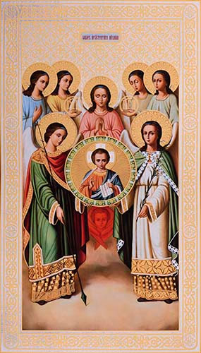 Собор арх. Михаила, 50x75 см, арт Ик31225