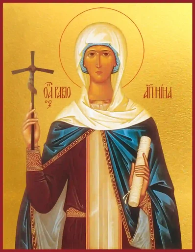 Святая Нина просветительница Грузии, 15x20 см, арт А5595