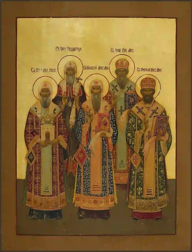 Святитель Алексий, митрополит Московский, Киевский и всея Руси, чудотворец, арт В2815