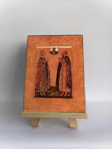 Свв. Димитрий и Роман Угличские, 15x20 см, арт Б0428