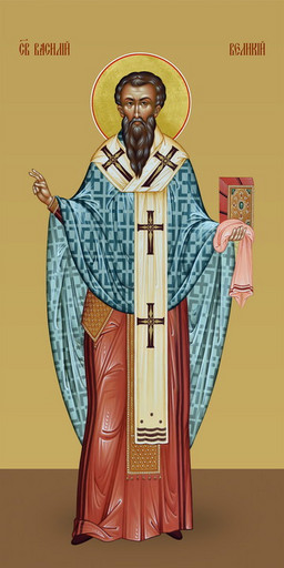 Василий Великий, святой, 25х52 см, арт И7425