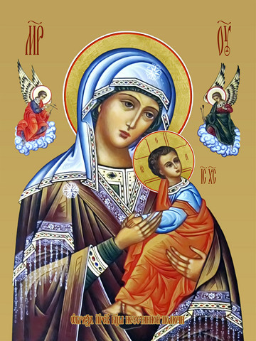 Неустанной помощи (страстная), 50х75 см, арт И17558