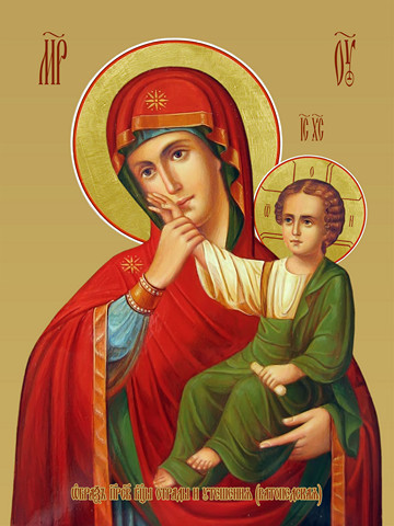 Отрада и Утешение (Ватопедская), 35х48 см, арт И14353