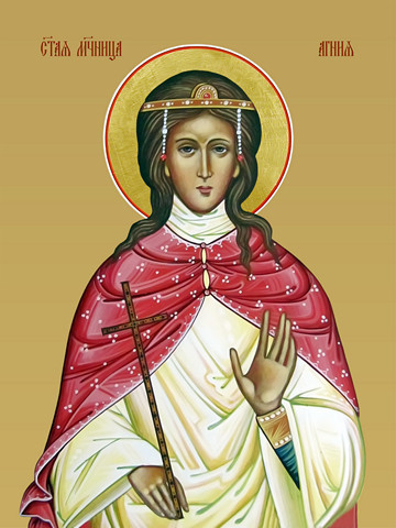 Агния, мученица, 15х20 см, арт И8514