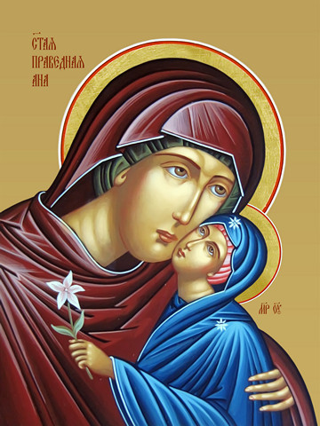 Анна Праведная, святая, 35х48 см, арт И14988