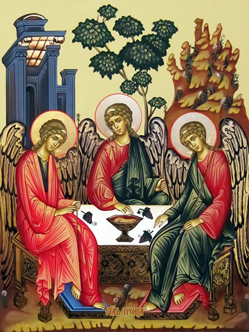 Святая Троица, 15х20 см, арт И8742