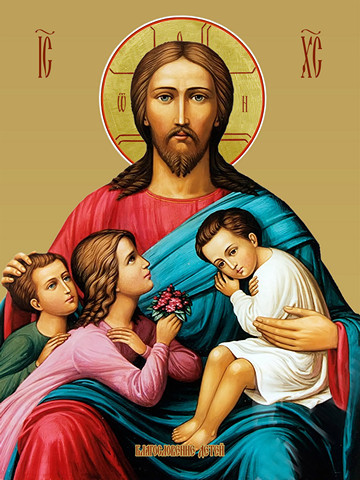 Благословение детей, 50х75 см, арт И18504