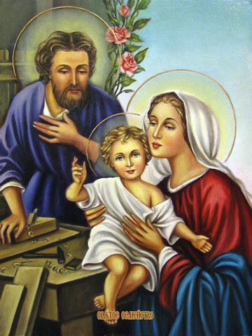 Святая семья, 50х75 см, арт И18544