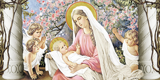 Яблочный цвет, 25х52 см, арт И6947