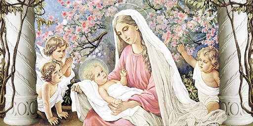 Яблочный цвет, 25х52 см, арт И6948