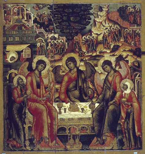 Троица. 1675 год, 25x28 см, арт А114