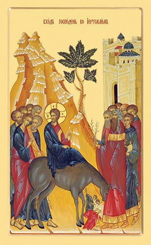 Вход Господень в Иерусалим, 25x28 см, арт Ик20638