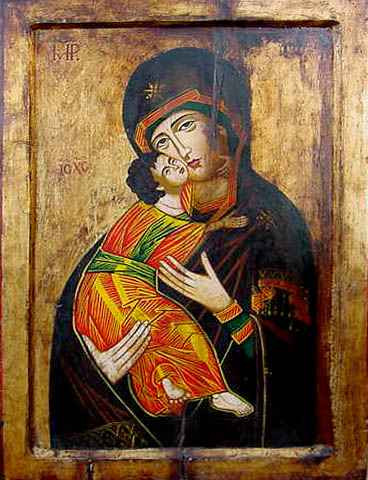 Богоматерь Владимирская, 15x20 см, арт А3935