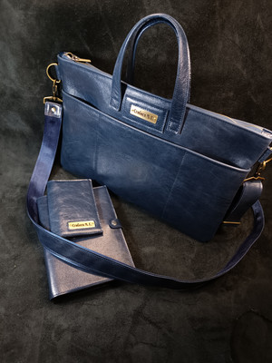 Кожаная сумка для документов