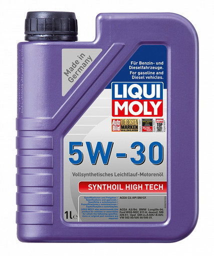 Масло моторное Liqui Moly Synthoil High Tech 5/30 API SM/CF Масло моторное Liqui Moly Synthoil High Tech 5/30 API SM/CF