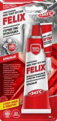 Герметик прокладка Felix красный 85 г