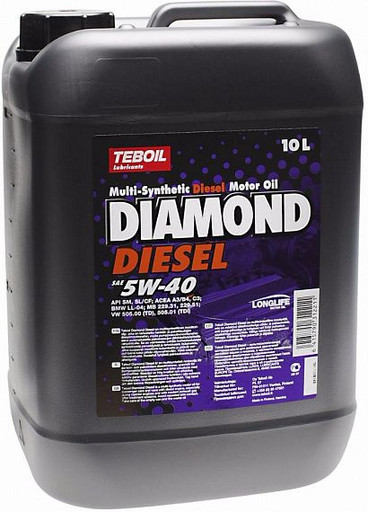 Масло моторное Teboil Diamond Diesel 5/40 API SM/CF