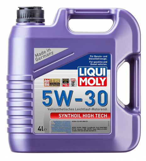 Масло моторное Liqui Moly Synthoil High Tech 5/30 API SM/CF Масло моторное Liqui Moly Synthoil High Tech 5/30 API SM/CF