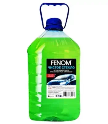 Жидкость стеклоомывающая лето готовая Fenom Чистое стекло ПЭТ 3,78 л FN122