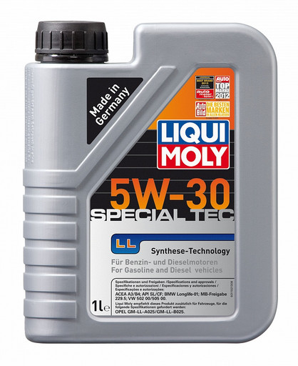 Масло моторное Liqui Moly Special Tec LL 5/30 API SL/CF Масло моторное Liqui Moly Special Tec LL 5/30 API SL/CF