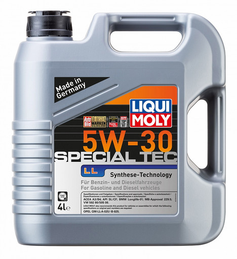 Масло моторное Liqui Moly Special Tec LL 5/30 API SL/CF Масло моторное Liqui Moly Special Tec LL 5/30 API SL/CF