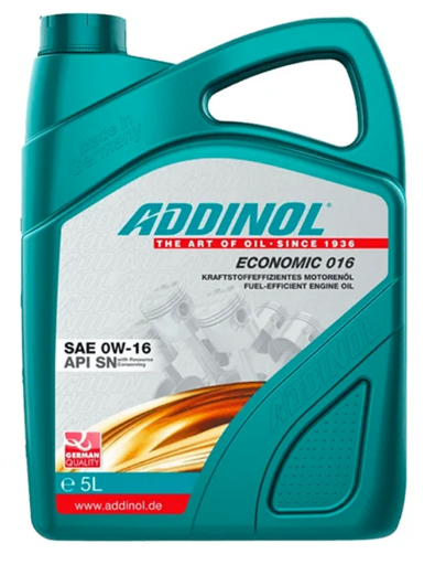 Масло моторное ADDINOL Economic 016 0/16 API SN/RC
