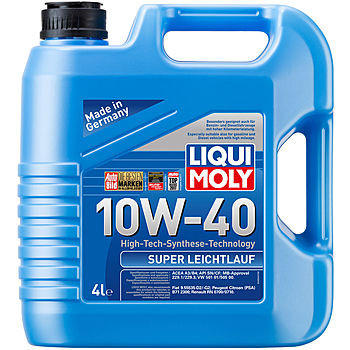 Масло моторное Liqui Moly Super LeichtLauf 10/40 API SN Масло моторное Liqui Moly Super LeichtLauf 10/40 API SN