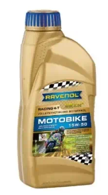 Масло моторное Ravenol 15W-50 Racing 4-T Motobike USVO синтетическое 1л