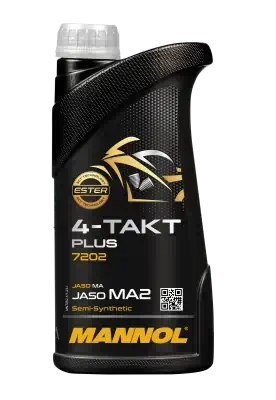 Масло моторное Mannol мототехника 4T Takt Plus 10W-40 п/синтетическое 1л