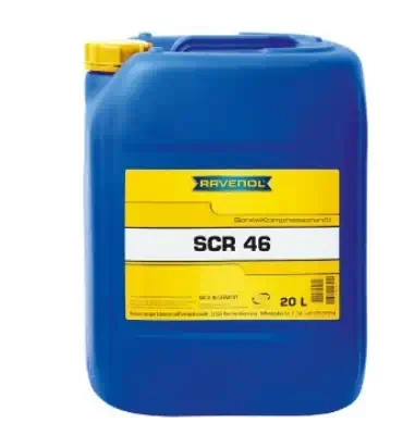 Масло компрессорное Ravenol Screw Kompressorenoil SCR 46 миниральное 20л