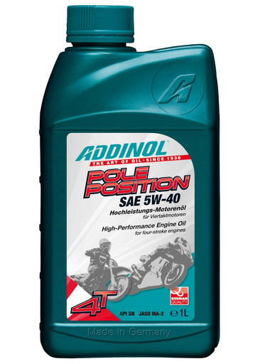 Масло моторное ADDINOL Pole Position 5/40 API SN