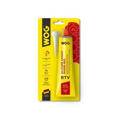 Герметик силиконовый WOG красный 85 гр