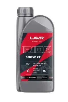 Масло Lavr MOTO Ride Sanow 2T FD 1л Масло Lavr MOTO Ride Sanow 2T FD 1л