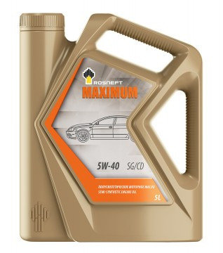 Масло моторное Роснефть Maximum 5/40 API SG/CD