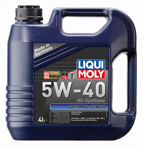 Масло моторное Liqui Moly Optimal Synth 5/40 API SN/CF Масло моторное Liqui Moly Optimal Synth 5/40 API SN/CF