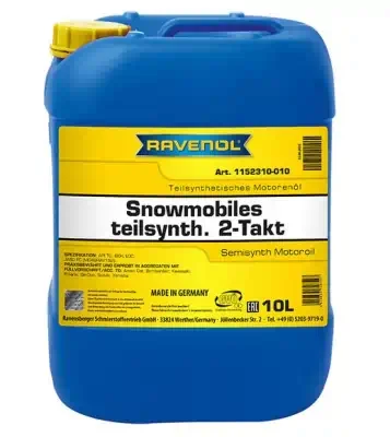 Масло Ravenol Snowmobiles Teilsynth 2-Takt полусинтетическое 10л