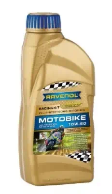 Масло моторное Ravenol 10W-60 Racing 4-T Motobike USVO синтетическое 1л