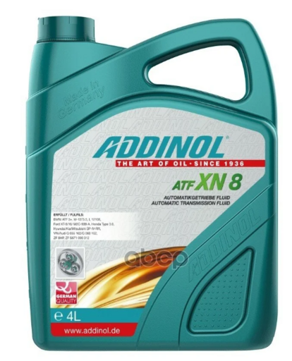 Масло трансмиссионное ADDINOL ATF XN 8