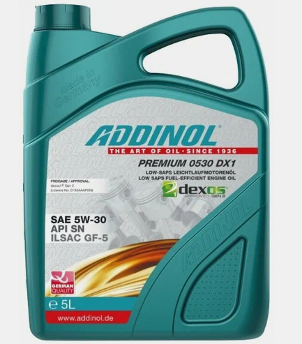 Масло моторное ADDINOL Premium 0530 DX1 5/30 API SP ILSAC GF-6