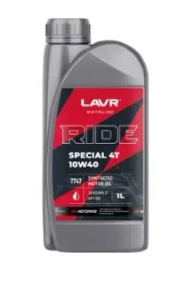 Масло Lavr 10W-40 MOTO Ride Special 4T SN 1л Масло Lavr 10W-40 MOTO Ride Special 4T SN 1л