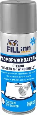 Размораживатель стекол Fill Inn 520мл аэрозоль
